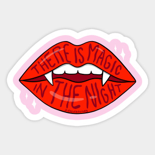 Vampire Lips Sticker